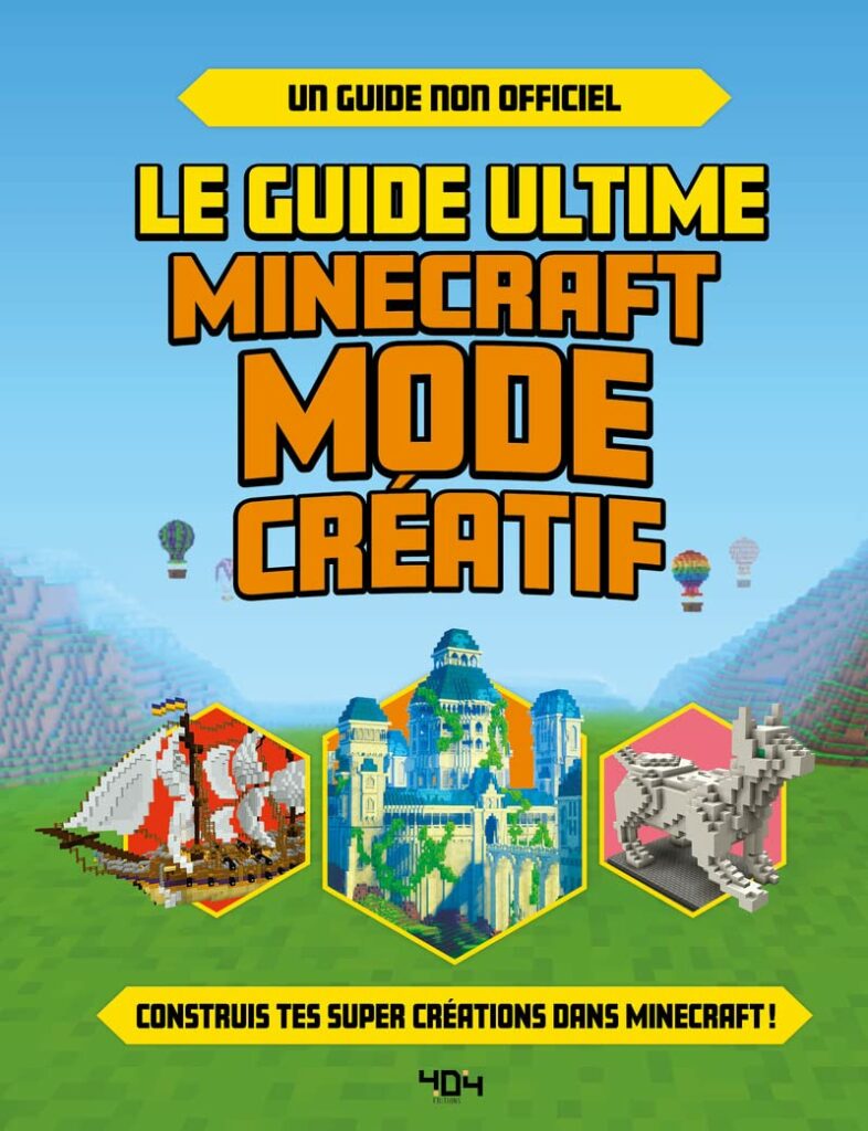 couverture Minecraft mode créatif